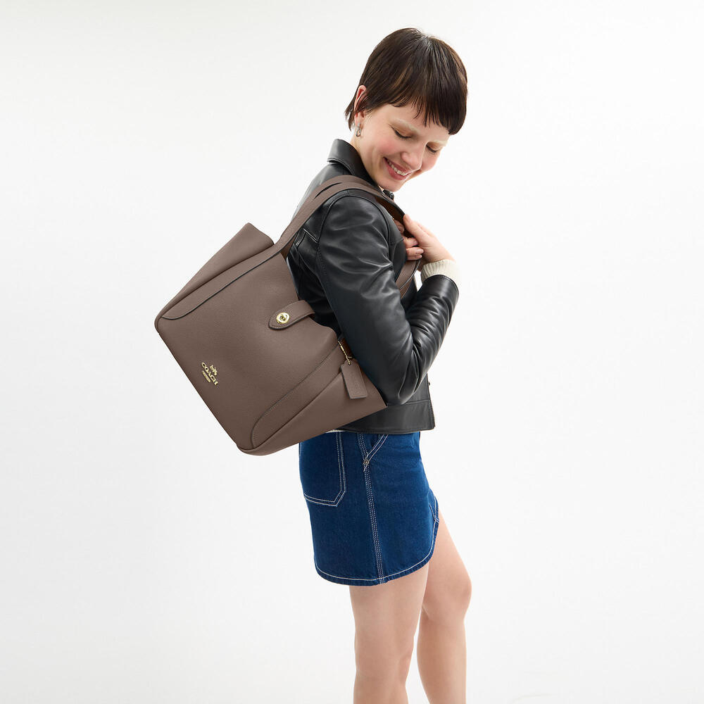 Coach Outlet Hadley Turnlock Tote Bag